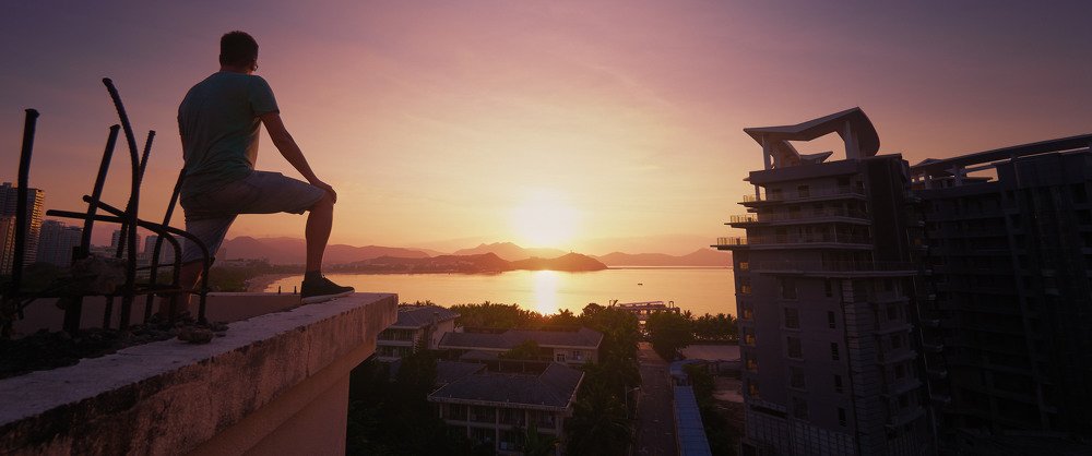 Sunrise at Dadonghai bay