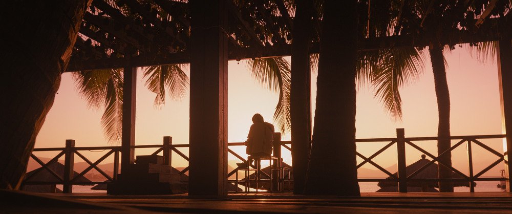 Sitting in rays of sunshine