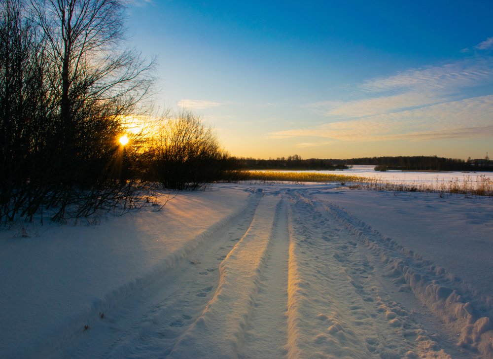 Южный закат февраля