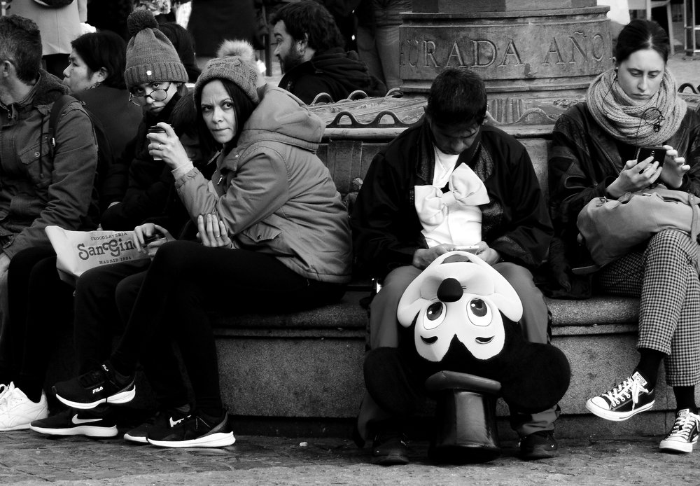 El descanso de Mickey.