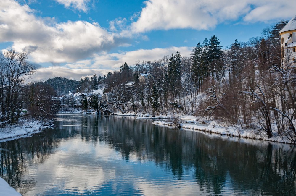 Beautiful Winter at Füssen, Germany