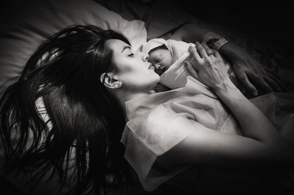 новорожденная  мама