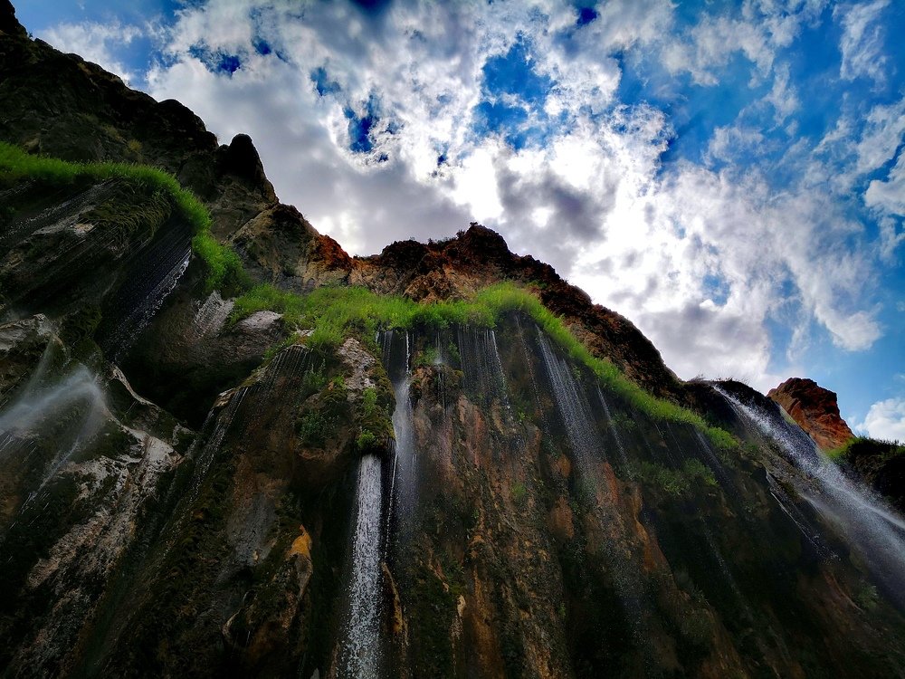Sky waterfall