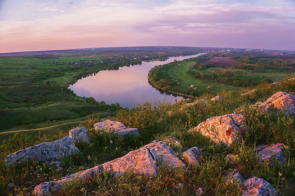 На закате...