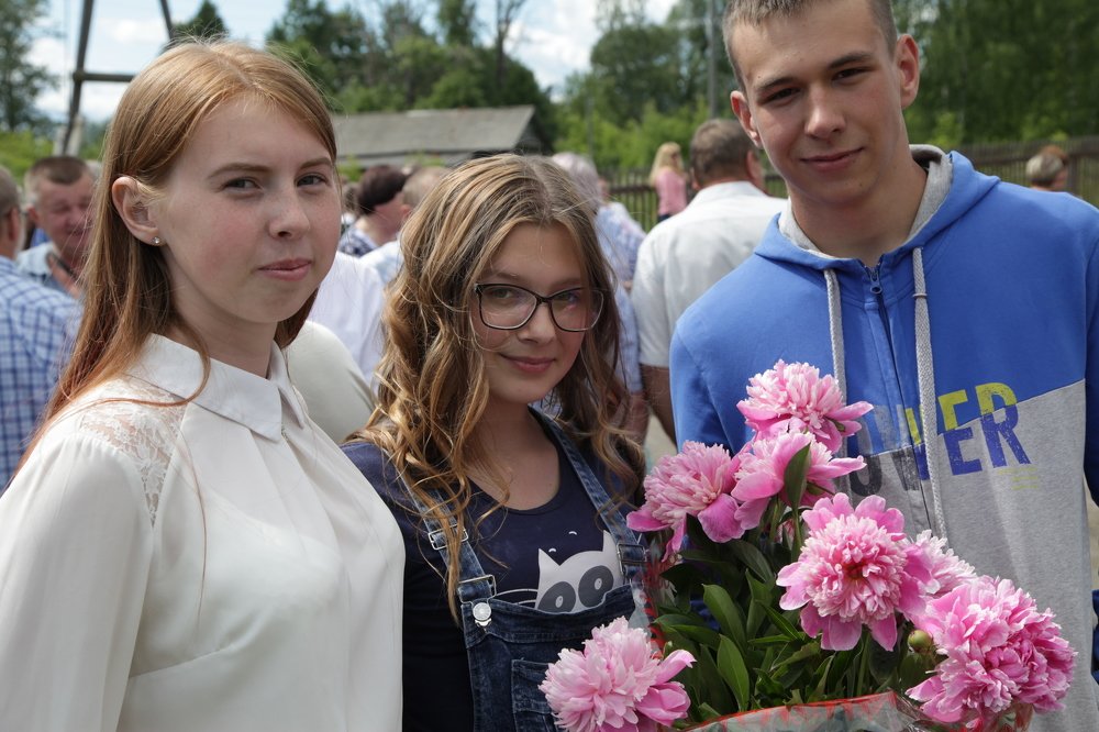 На Юбилее школы...!