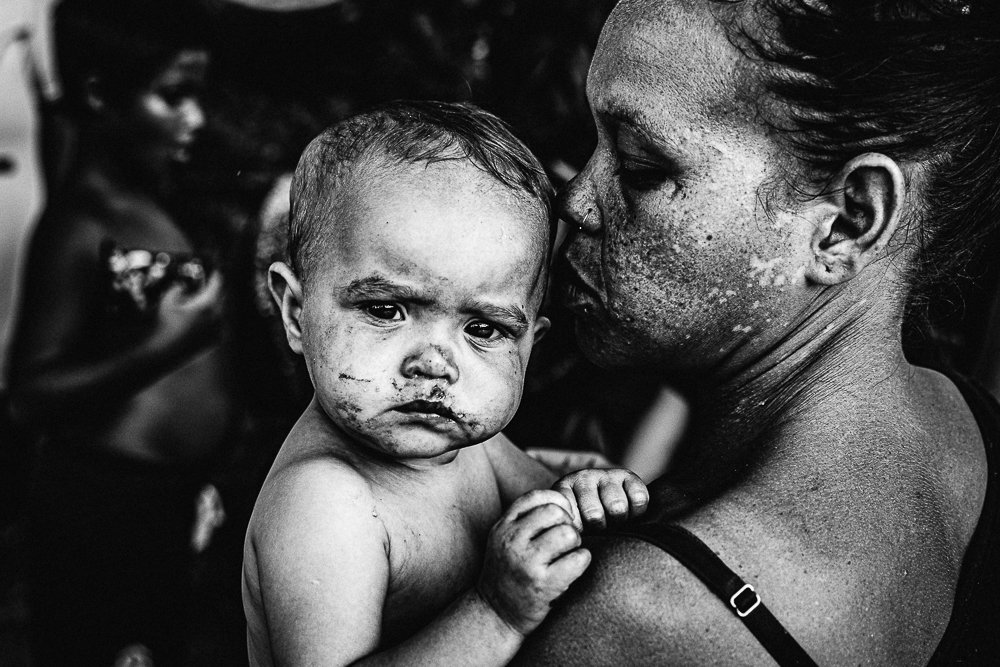 Hungry children in Brazil