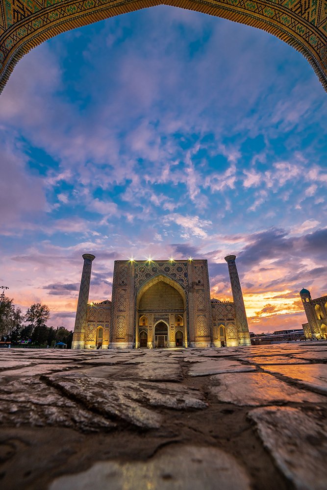 Регистан в закате/ Registan at sunset