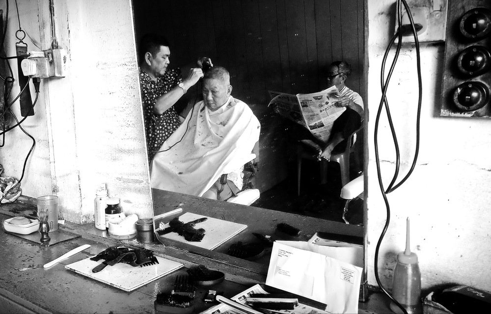 An Old Barber Shop