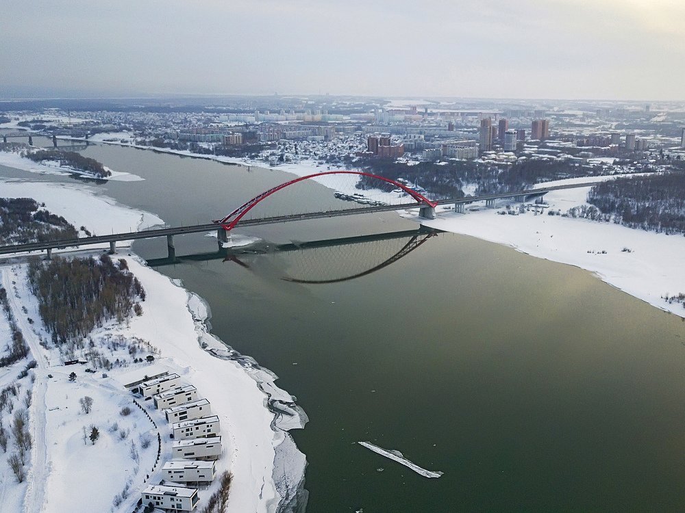 Бугринский мост через р.Обь