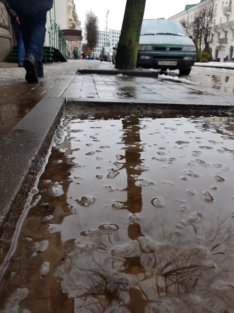 Город в отражении.