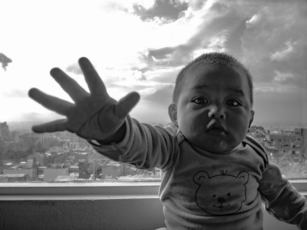 Baby wants the camera