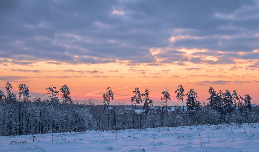 Зимнее утро.
