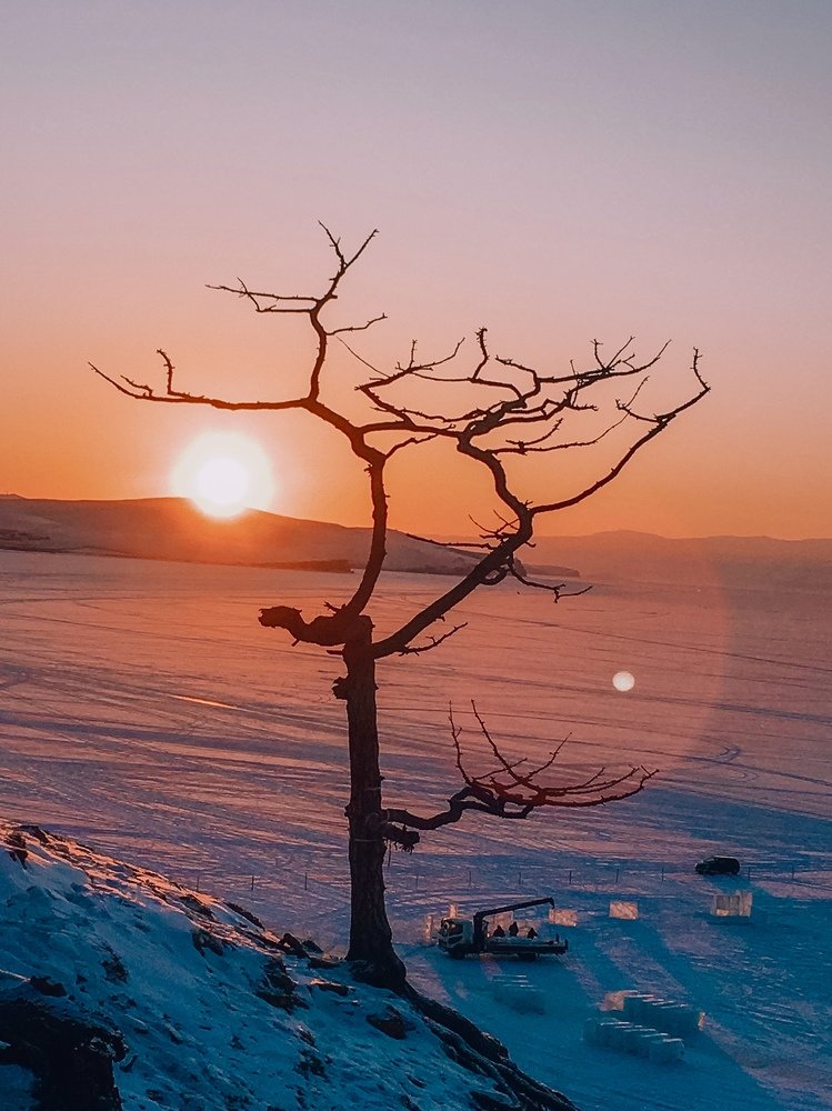 Вечер на мысе Бурхан.