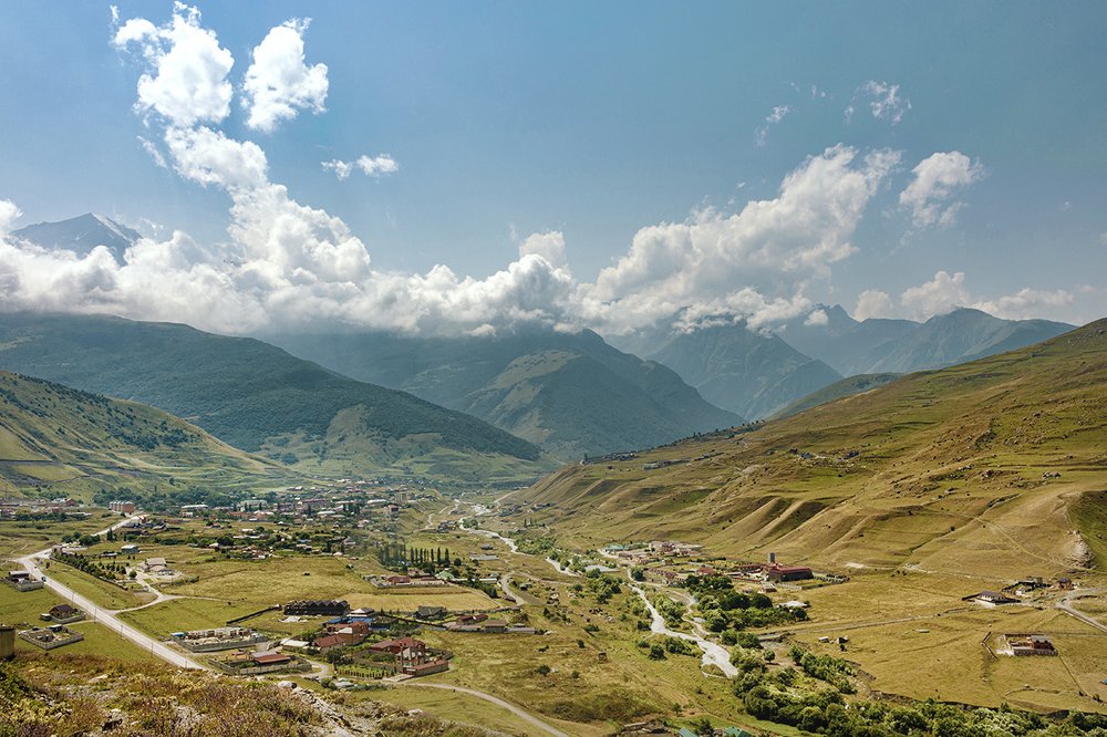 селение Фиагдон. Куртатинское ущелье. Fiagdon village. Kurtatinsky gorge.