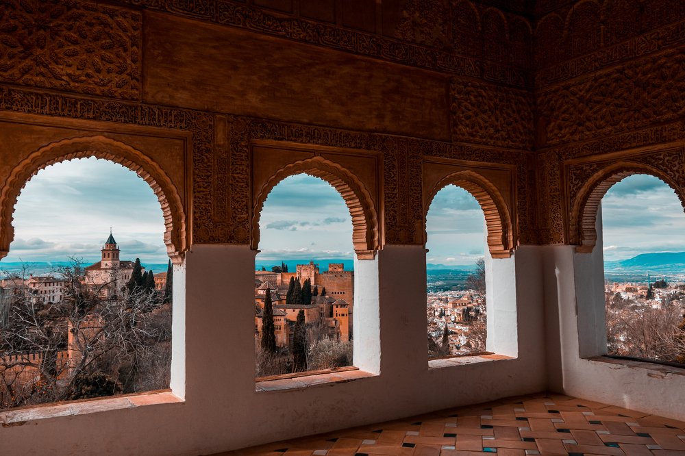 Walking through the old Alhambra