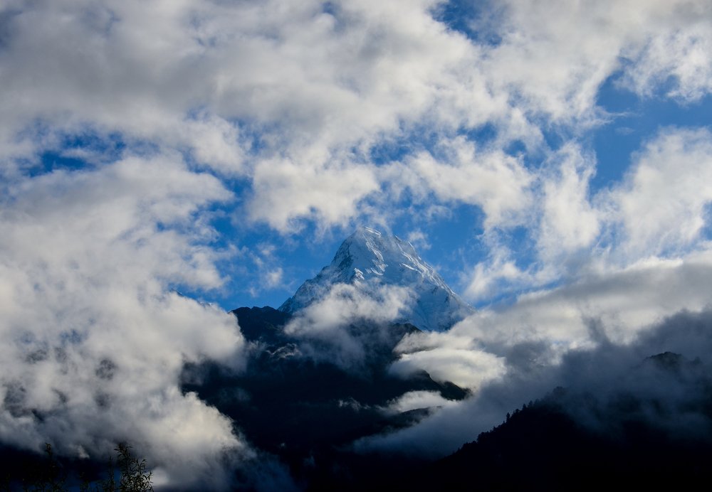 Himalayas. from story about my solo trekking