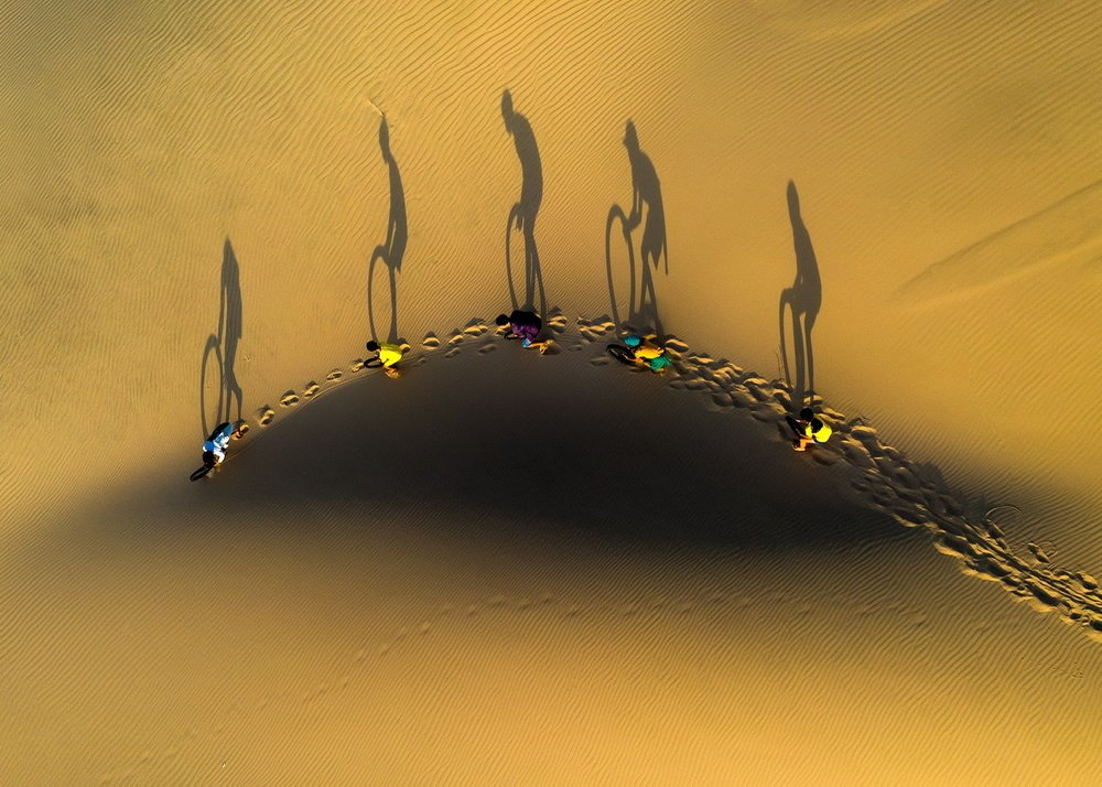 Fun on the sand dune