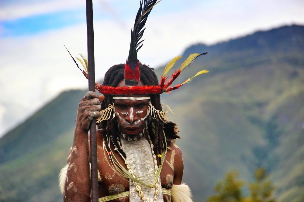 The Papuans Warrior