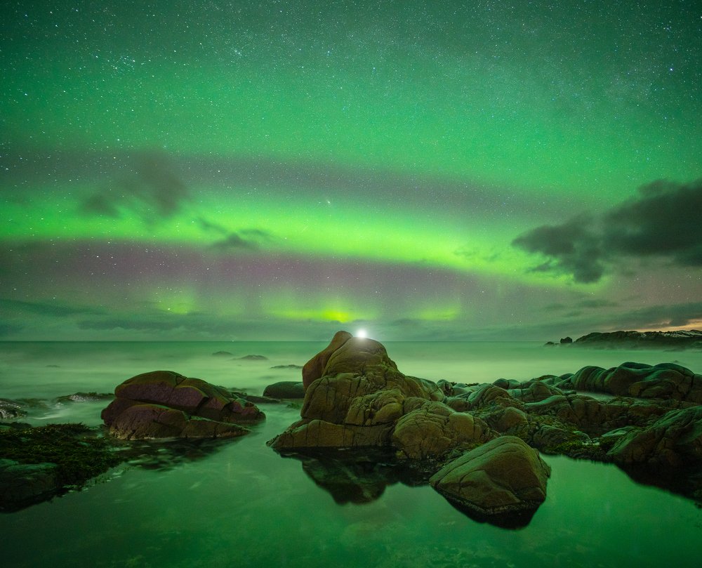 Aurora at Hoynes - Lofoten