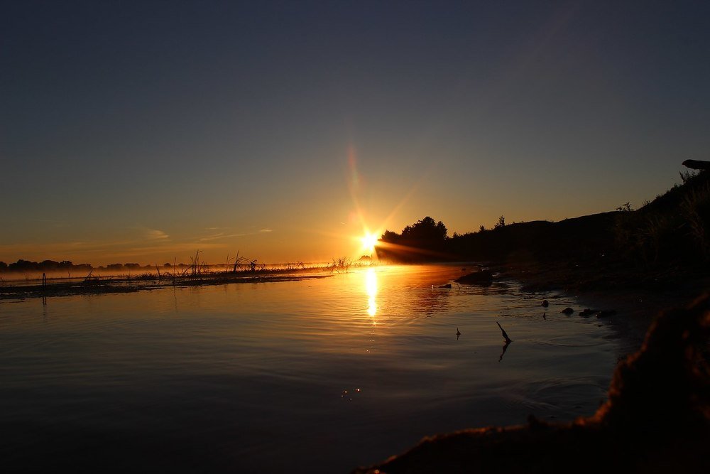 Восход на реке Ока