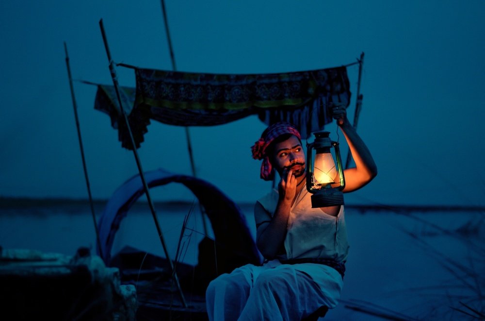 The pleasent evening.