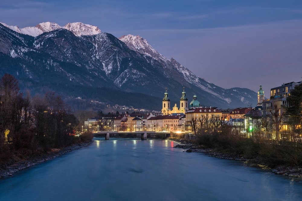 Sunset in Innsbruck