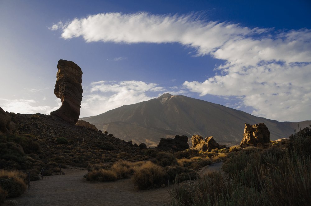 Вулкан Тейде и скалы Рокес де Гарсиа.