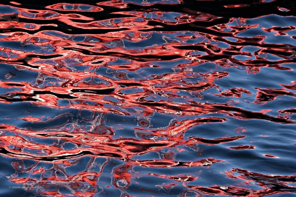 Painting in the water