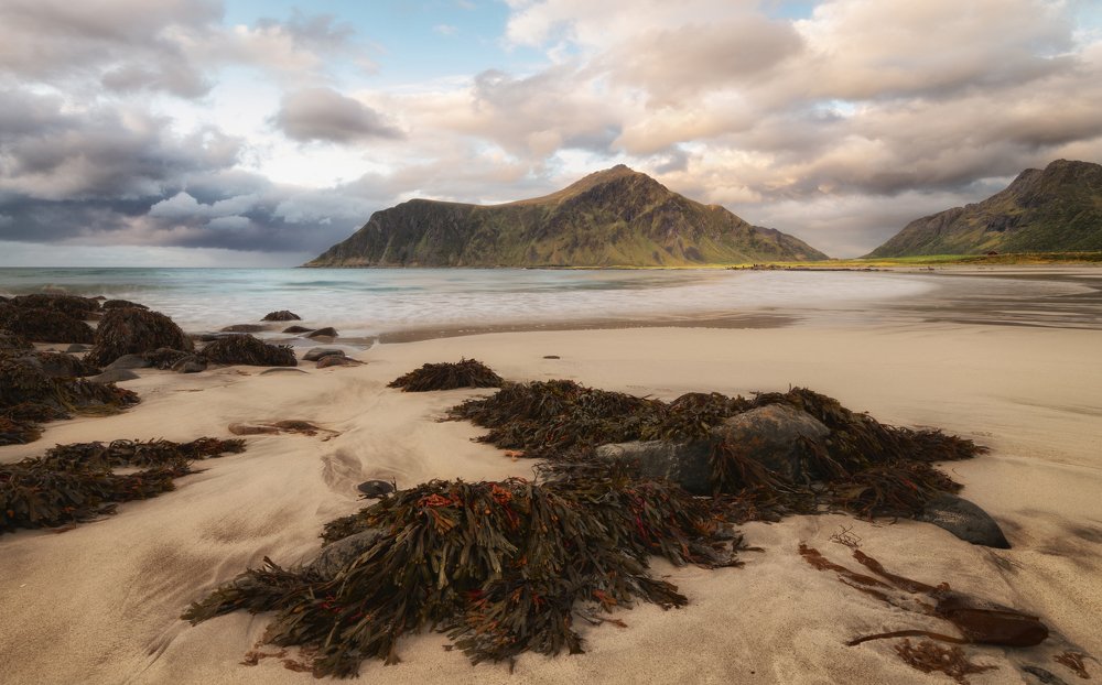 Скагсанден на Лофотенах / Skagsanden beach in Lofotens