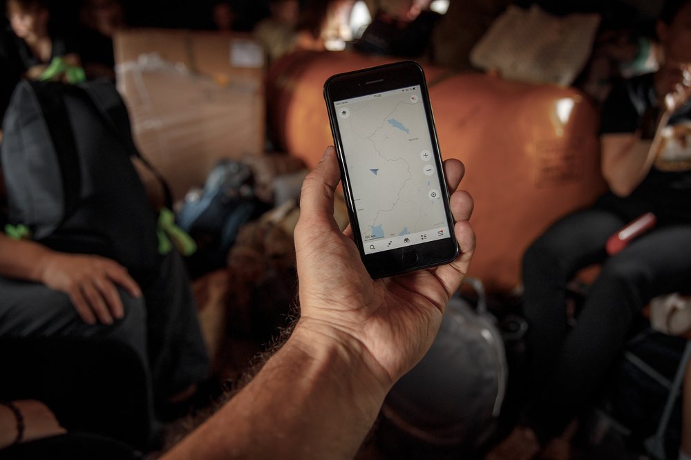 В поселении таёжников