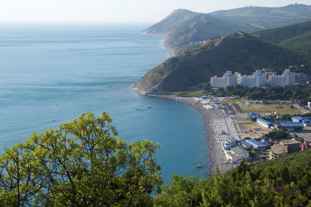 Красота черноморских берегов России.