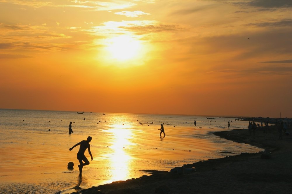 Морской "футболист"