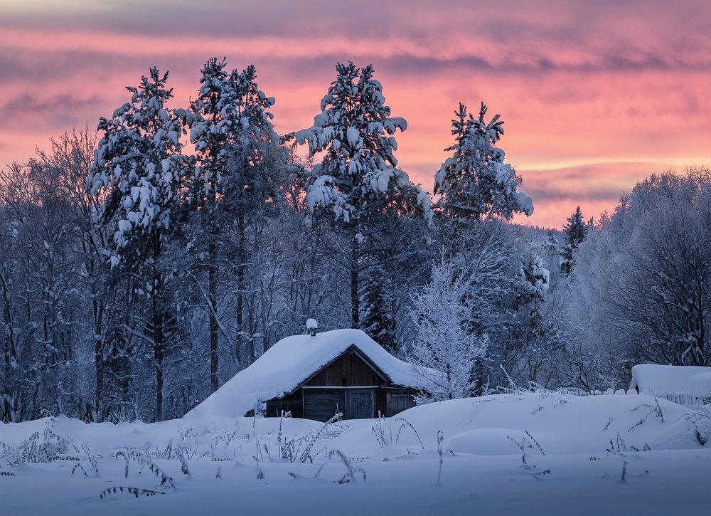 Русская деревня...