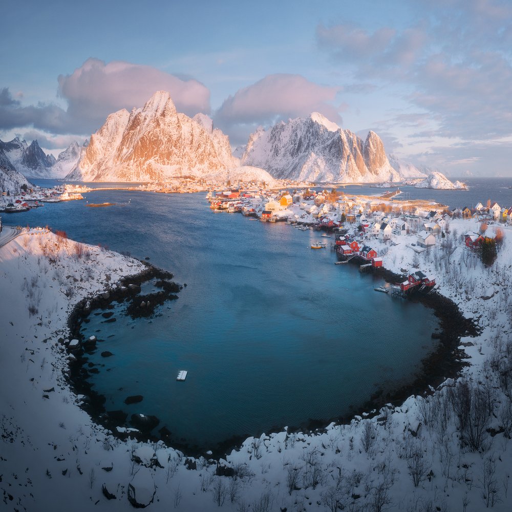 Рейне с высоты птичьего полета.