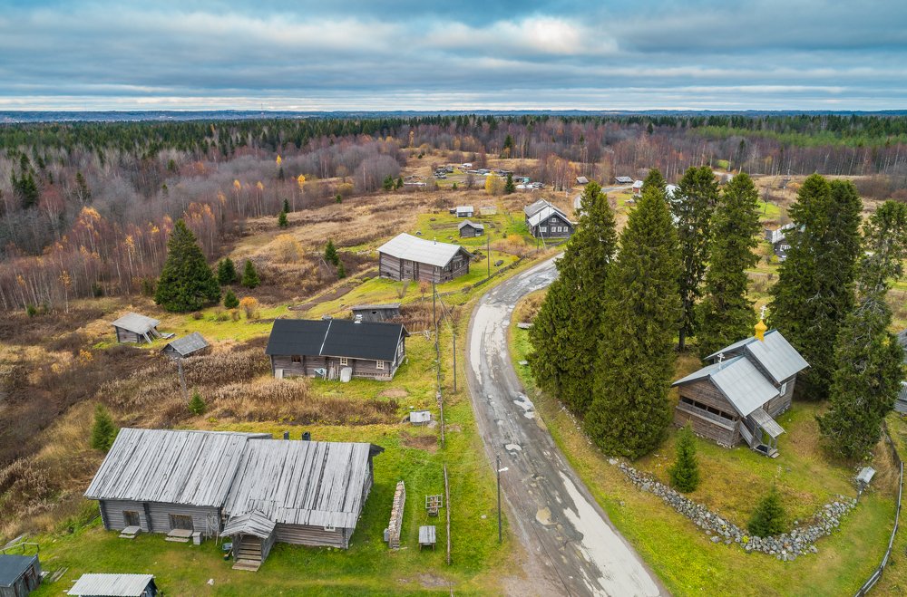 Деревня Кинерма. Карелия