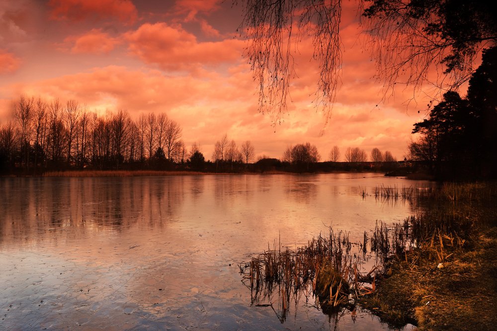 Февраль на озере