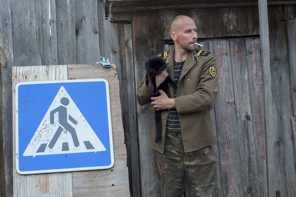 Zhenya and the black cat