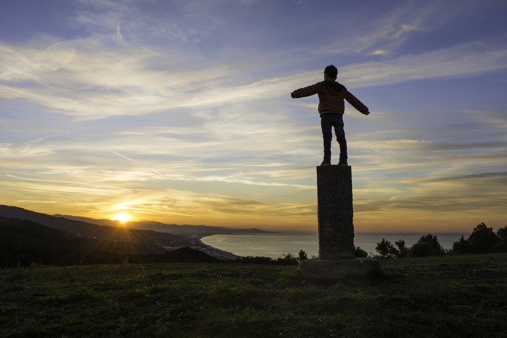 He rose high, my baby