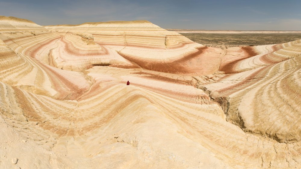 The lines and the man