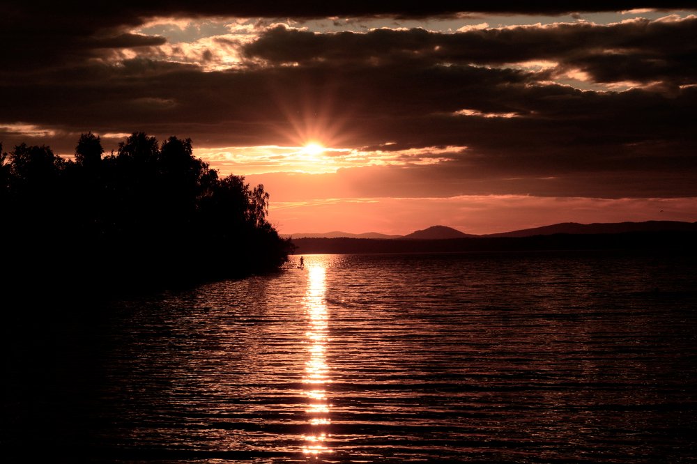 Закат на Увильдах