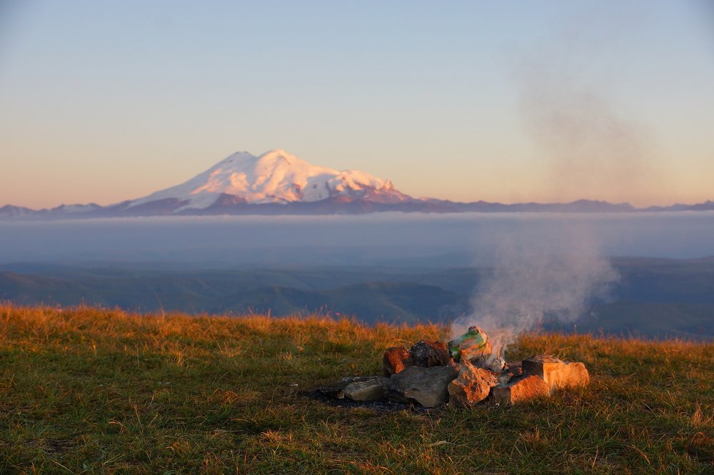 Вечерний Эльбрус