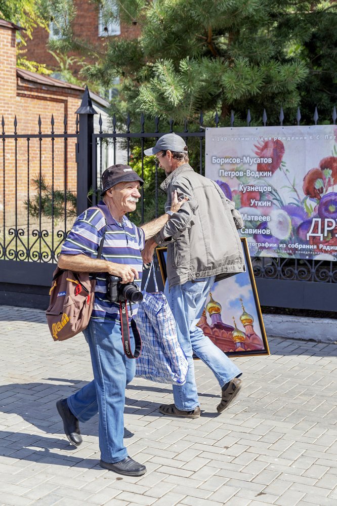 Всегда в движении - встреча художника с фотохудожником
