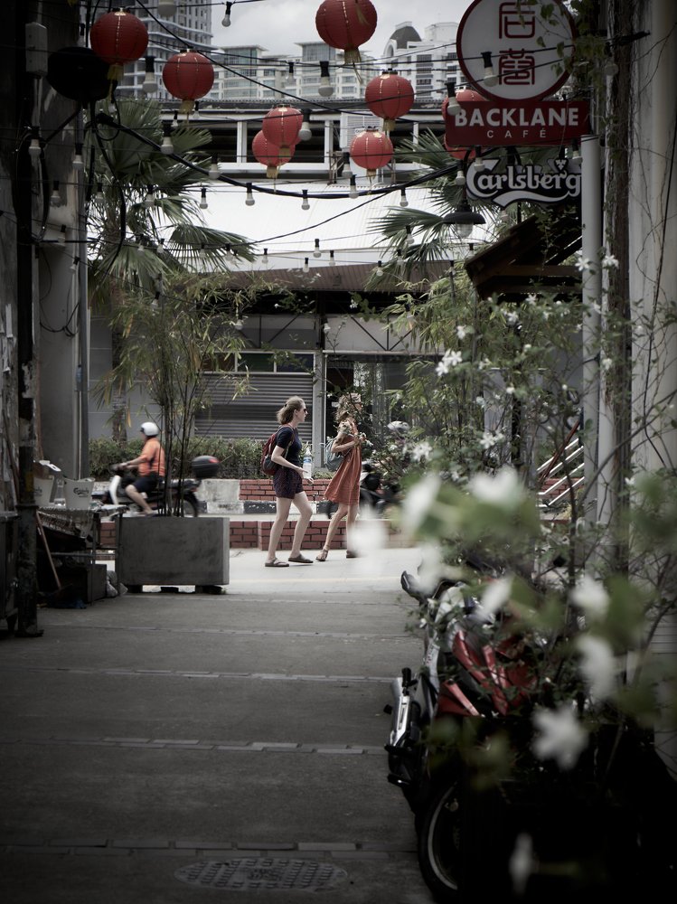 Through the back lane