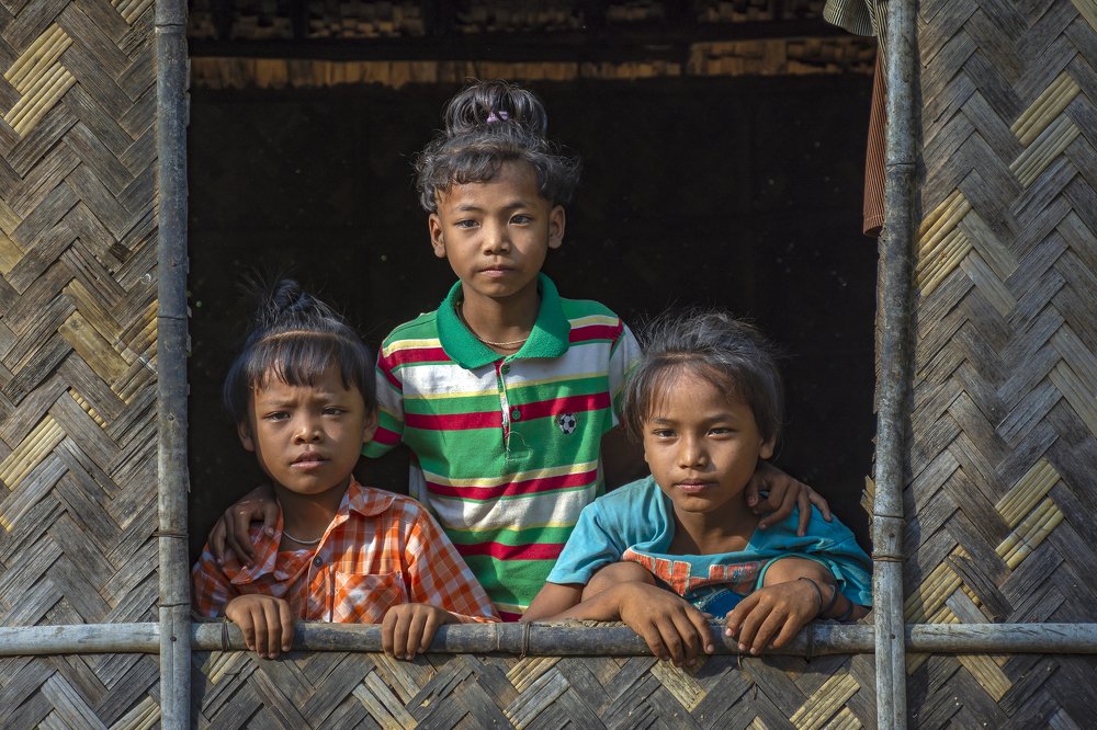 Friends in the village