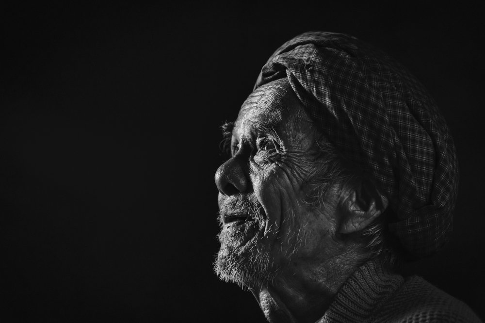 Old man from Bagan, Myanmar
