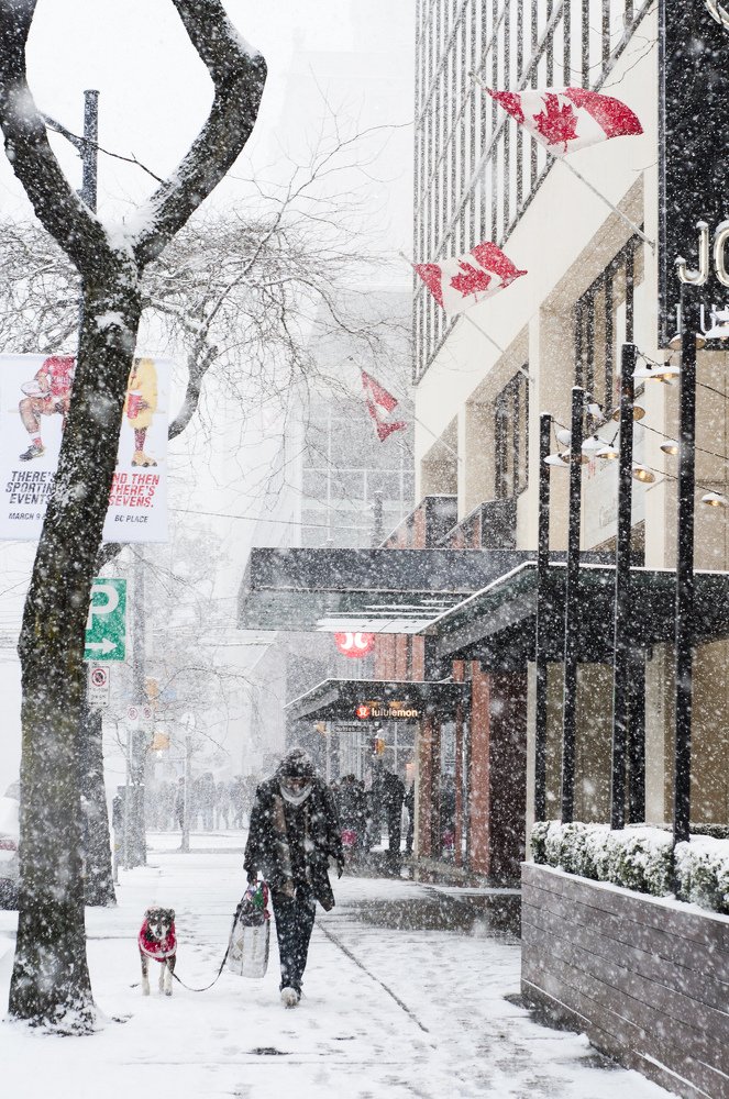 Winter in Canada (Vancouver).