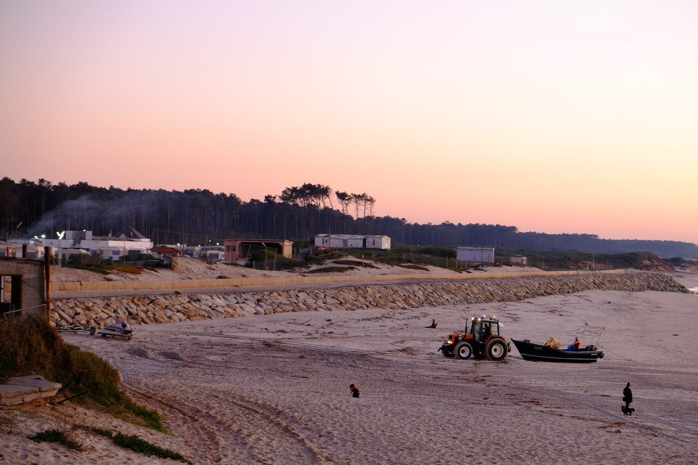 After fishing at Atlantic, coming home