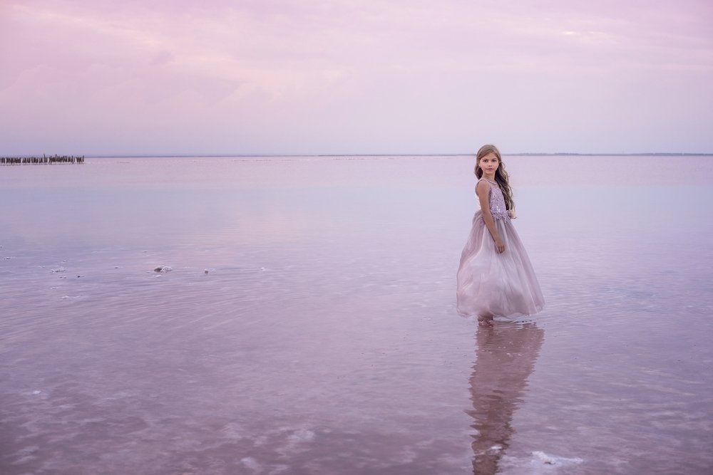 Закат на Сасык-Сиваш.