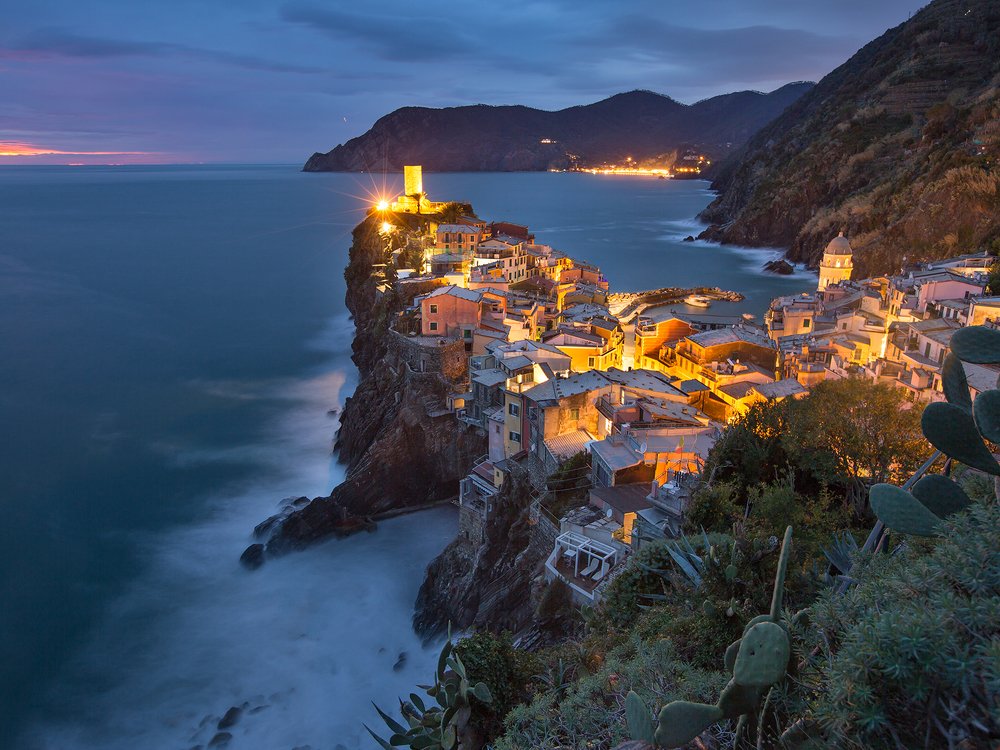 Vernazza after sunset