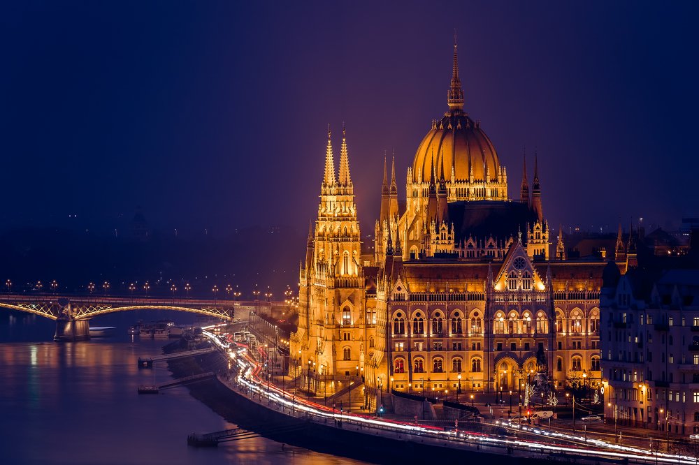 Budapest by night